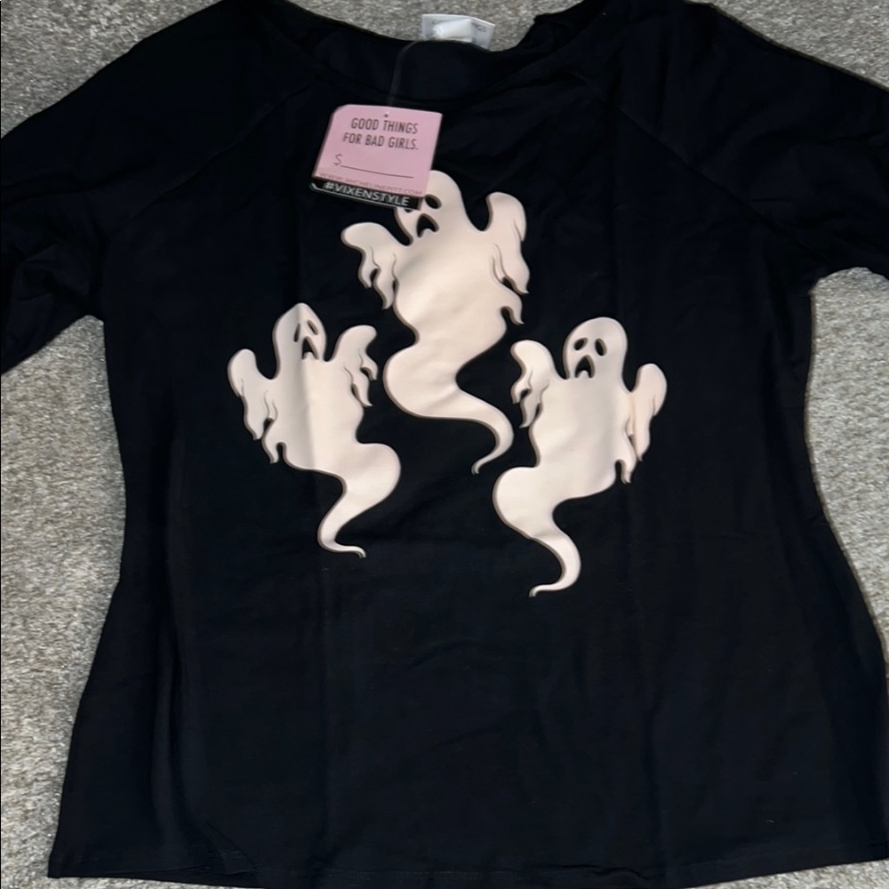Black Ghost Graphic GLOW IN THE DARK TEE